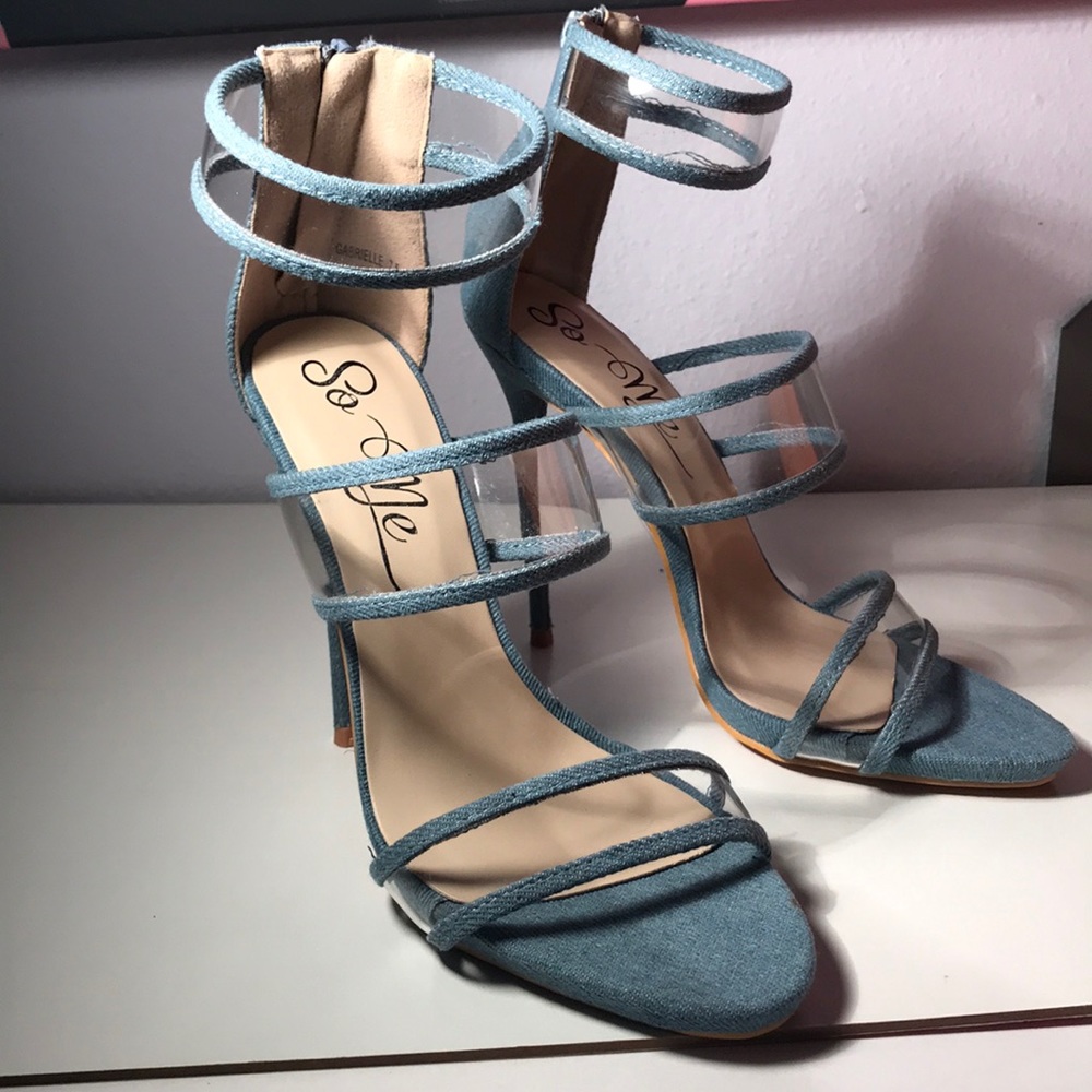 Denim Jean Heels - Picture 2 of 8